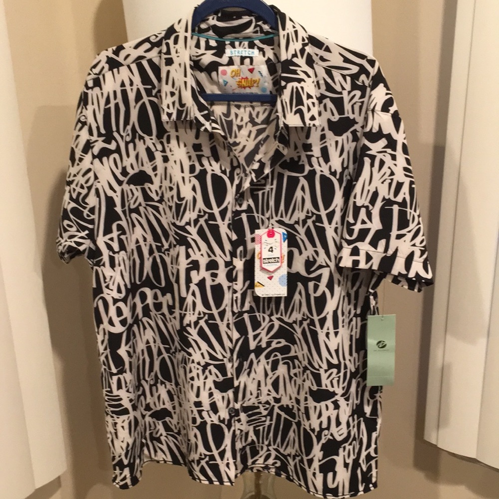 Oh snap ! stretch graffiti men shirt - Picture 1 of 6